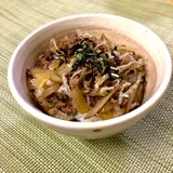 具沢山の牛丼